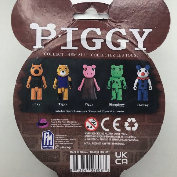 Phat MoJo Foxy Action Figure Piggy Series 1 New Bent Cardboard - Picture 2 of 7